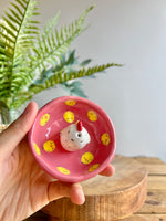 Bud vase trinket dish