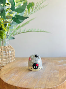 Totoro soot sprite bud vase