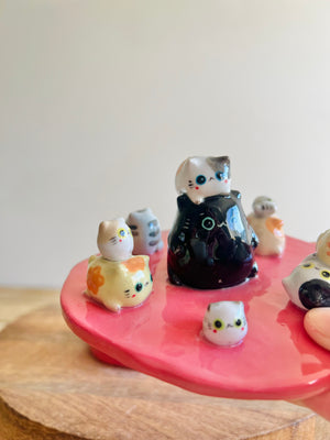 Ultimate Cat Crew Lidded Trinket pot