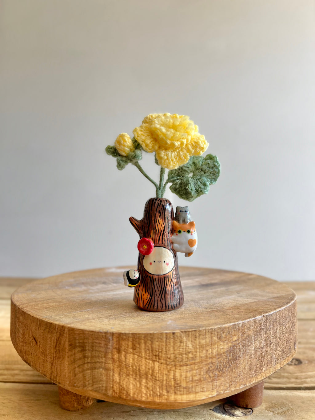 Happy Tree Bud Vase