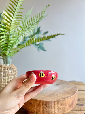 Bud vase trinket dish