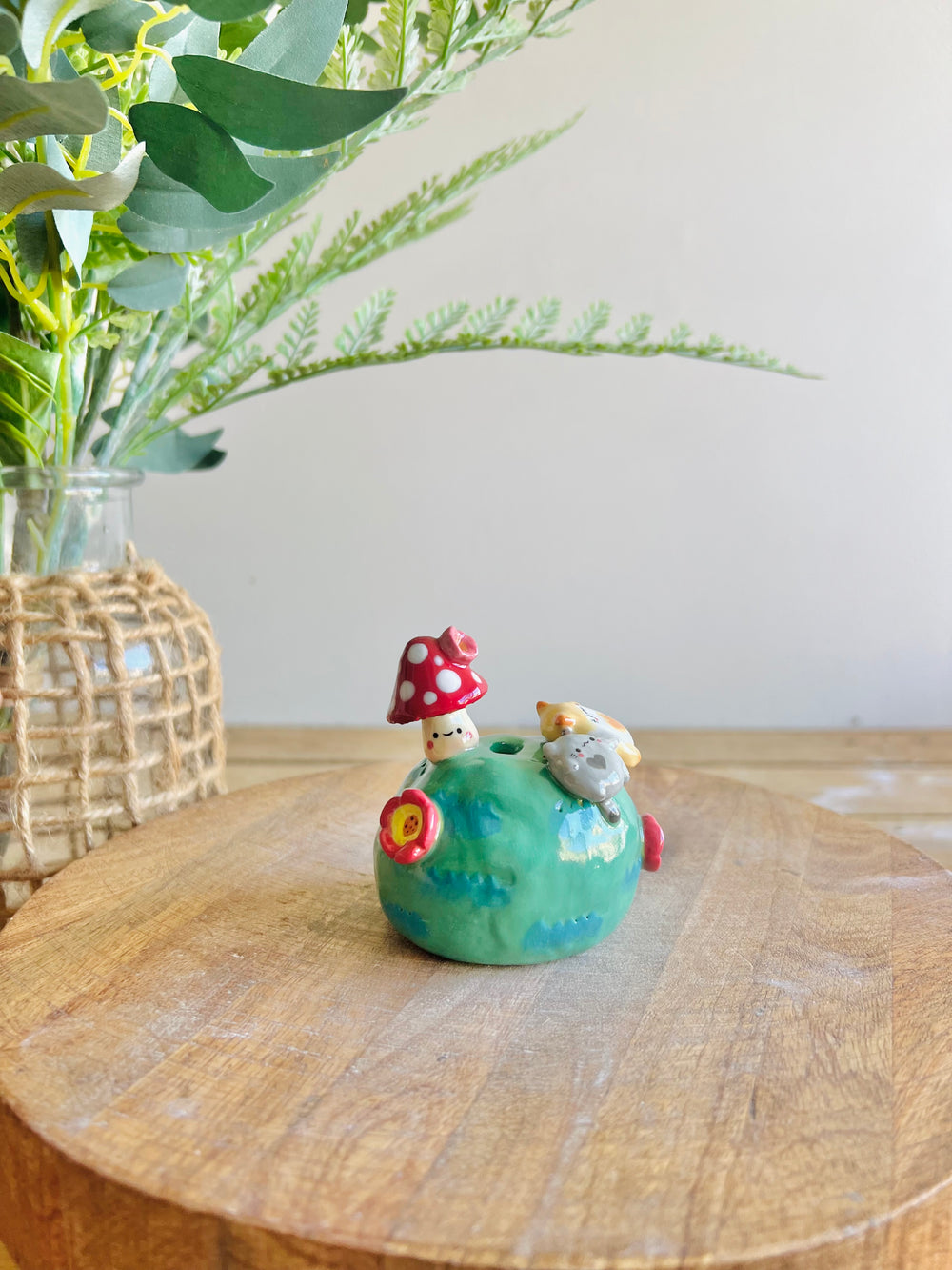 Romantic cat bud vase, photo 2 of 11