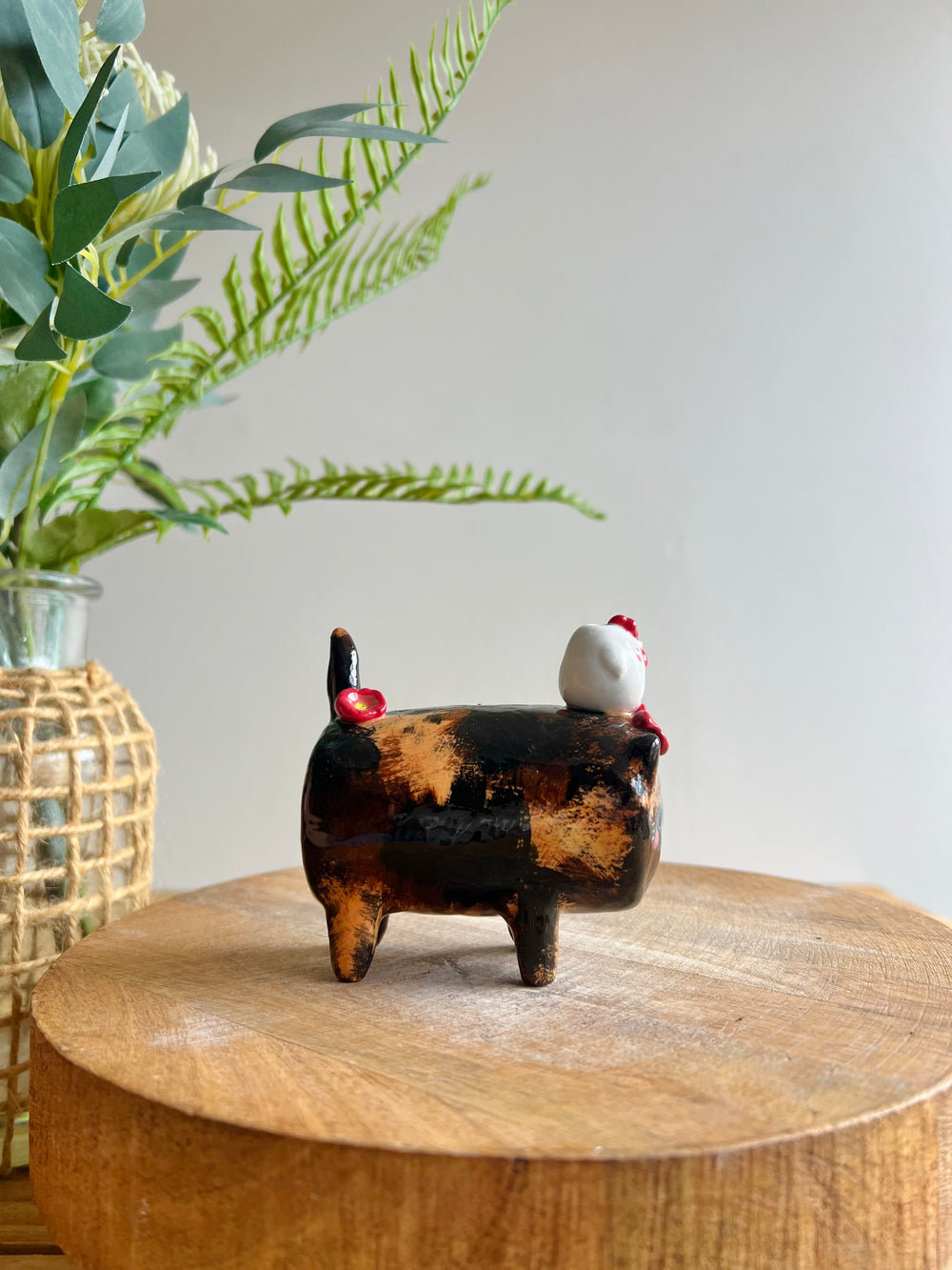 Long cat bud vase, photo 3 of 9