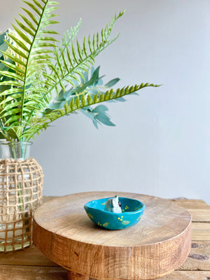 Bud vase trinket dish