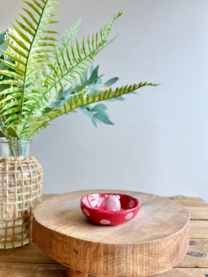 Bud vase trinket dish