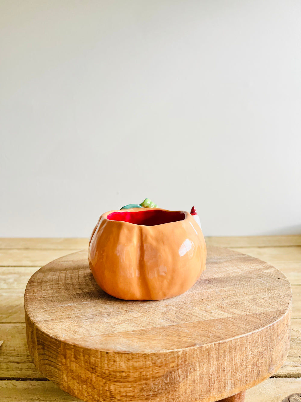 Pumpkin pot with ghost friend, photo 3 of 7