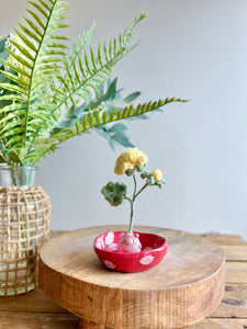 Bud vase trinket dish