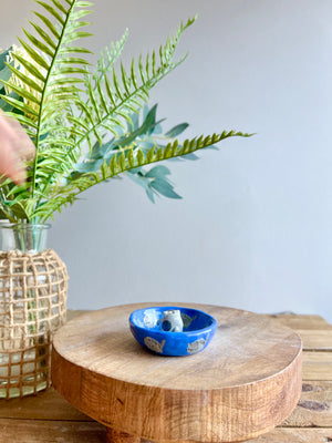 Bud vase trinket dish