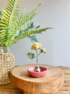 Bud vase trinket dish