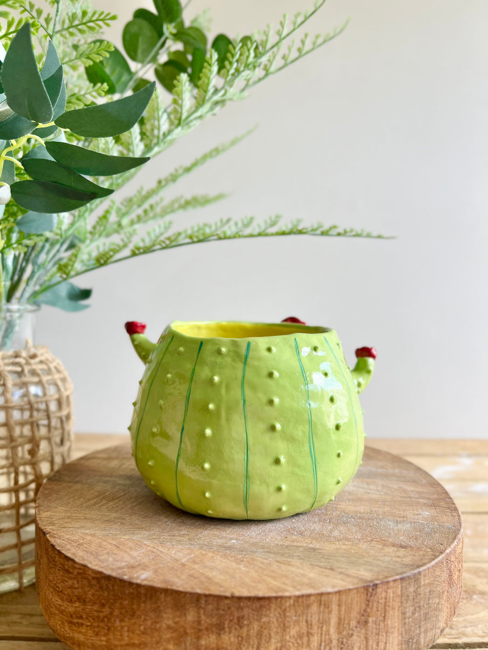 Flowery MULD Cactus pot #1, photo 5 of 11