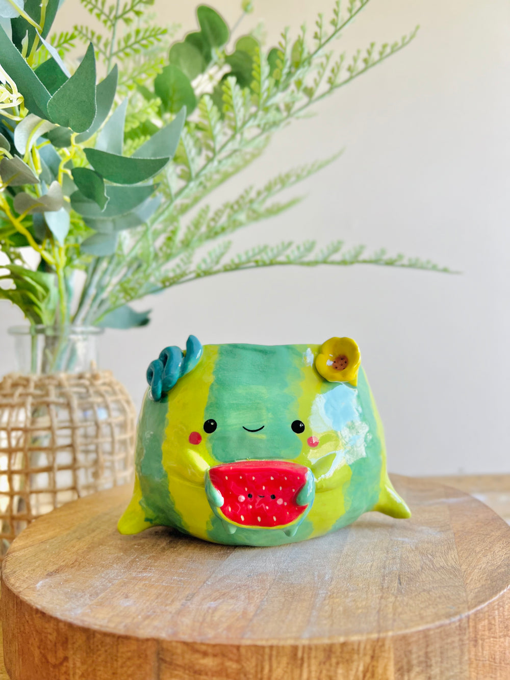 One in a melon pun love watermelon pot, photo 1 of 14