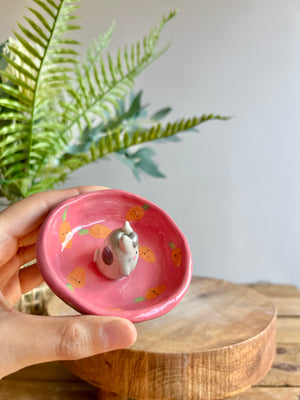 Bud vase trinket dish