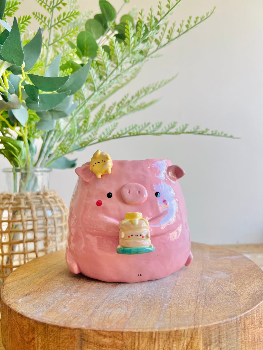 Butter pancake love pun pig pot, photo 1 of 12