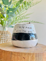 Pie love pun panda pot