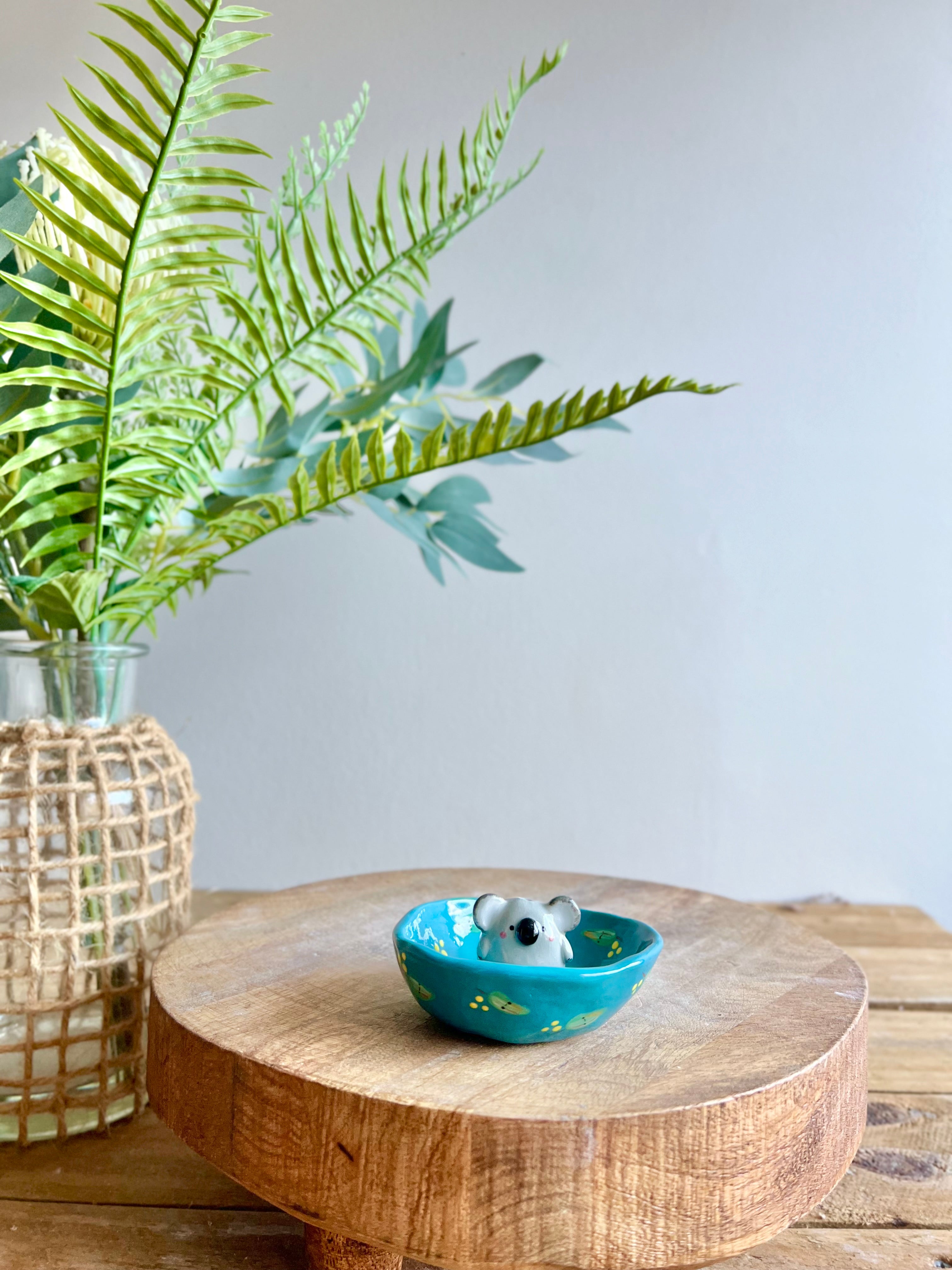 Bud vase trinket dish