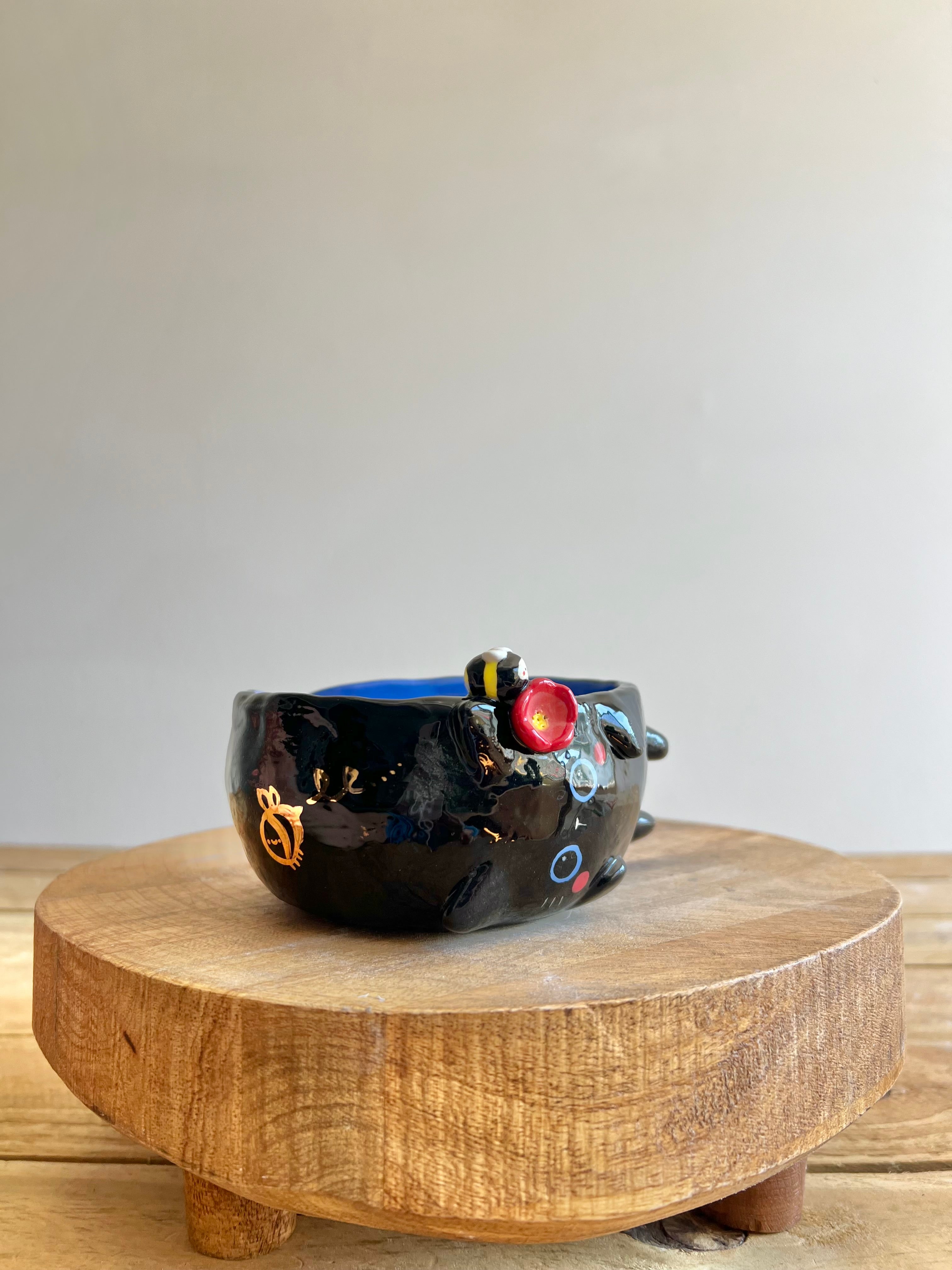 Black Cat Matcha Bowl