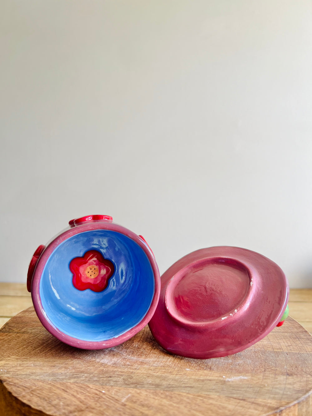 Cactus Bubble Tea Lidded Trinket pot, photo 7 of 9