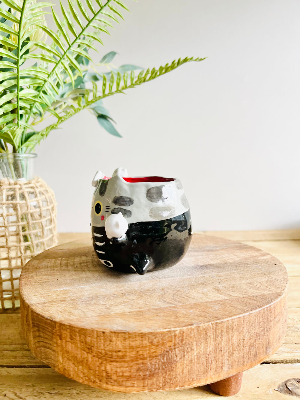 Skeleton cat mug with cat skull friends, photo 5 of 10