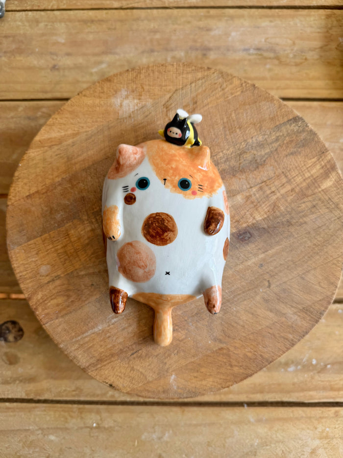 Chubby Cat Wall Sculpture 3 — image 1