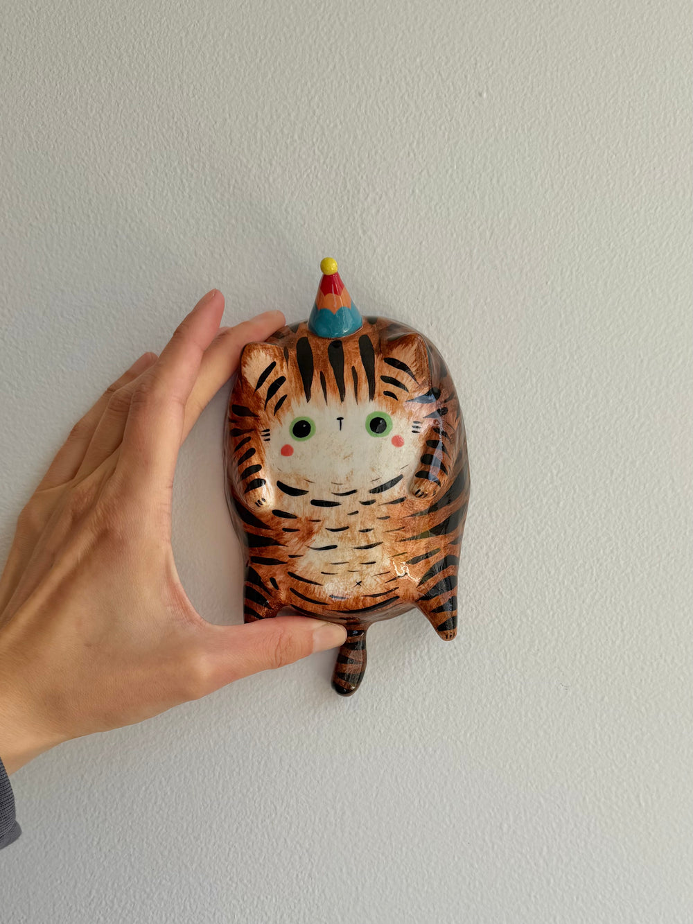 Chubby Cat Wall Sculpture 4 — image 1, photo 2 of 3