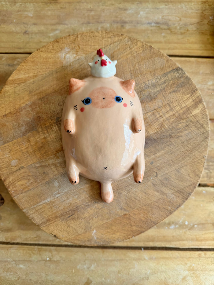 Chubby Cat Wall Sculpture 5 — image 1