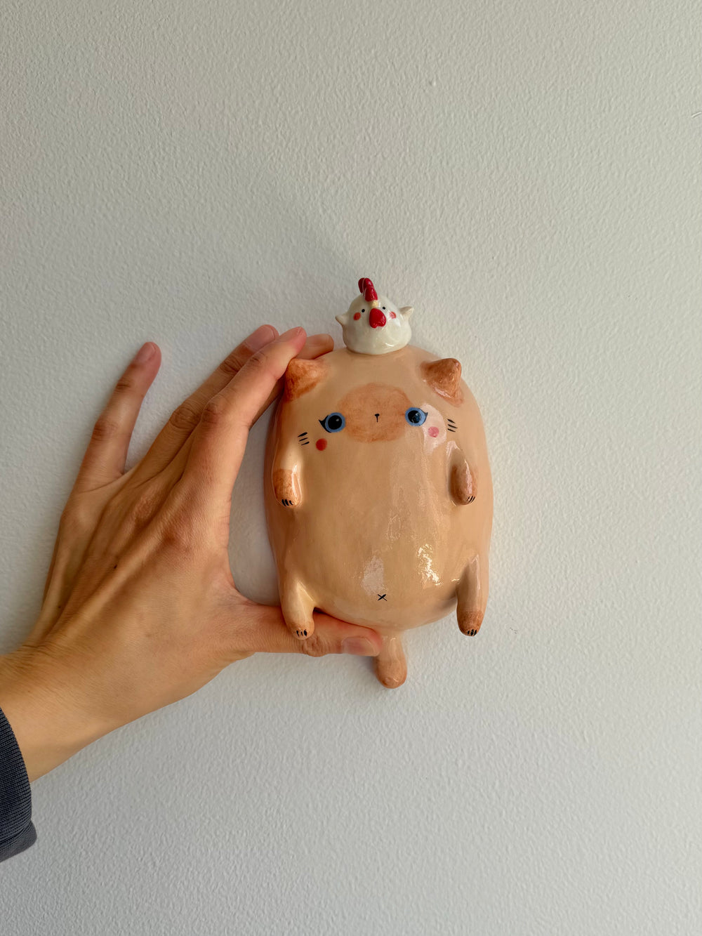 Chubby Cat Wall Sculpture 5 — image 3, photo 3 of 3