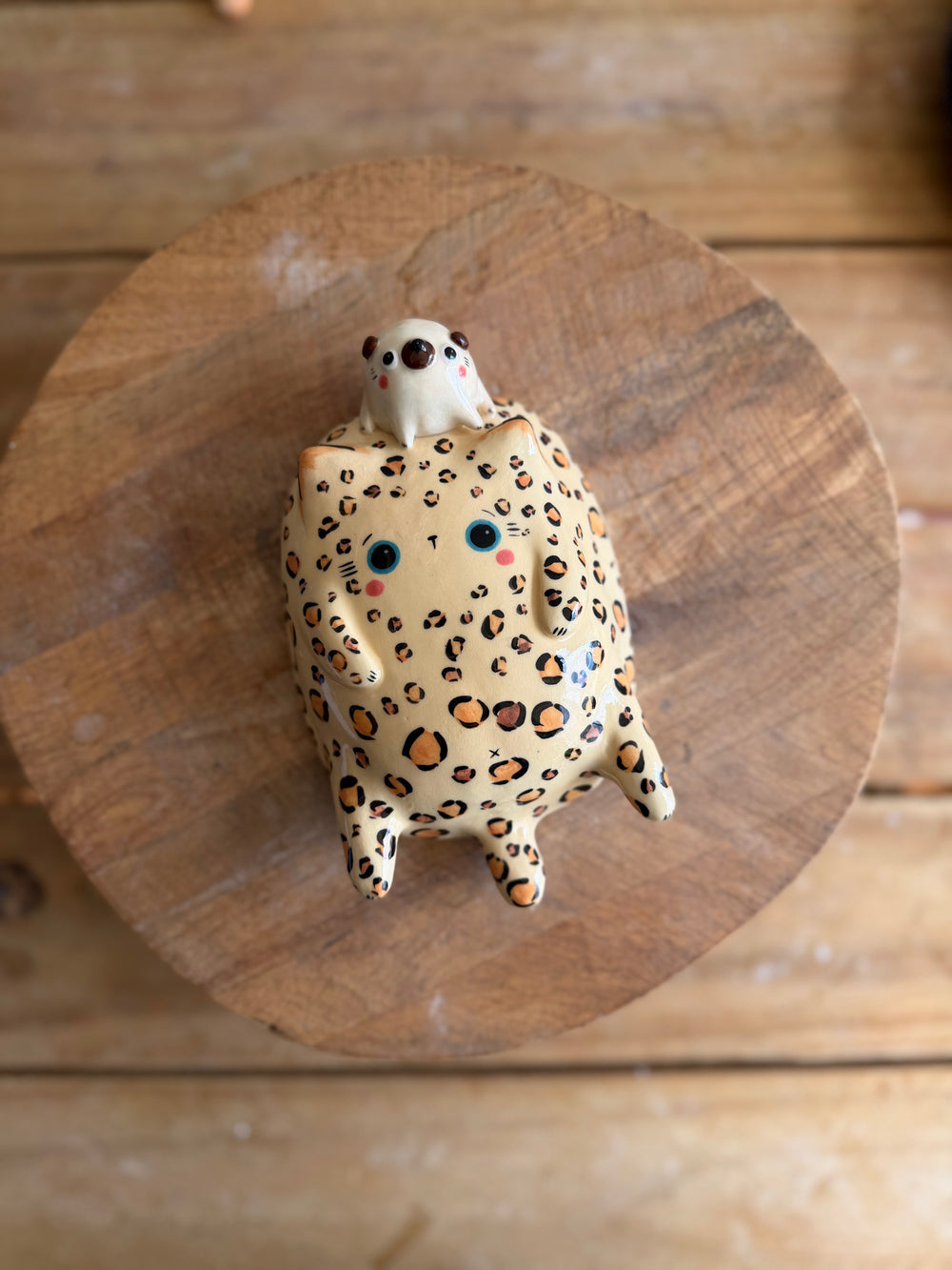 Chubby Cat Wall Sculpture 6 — image 4, photo 4 of 4
