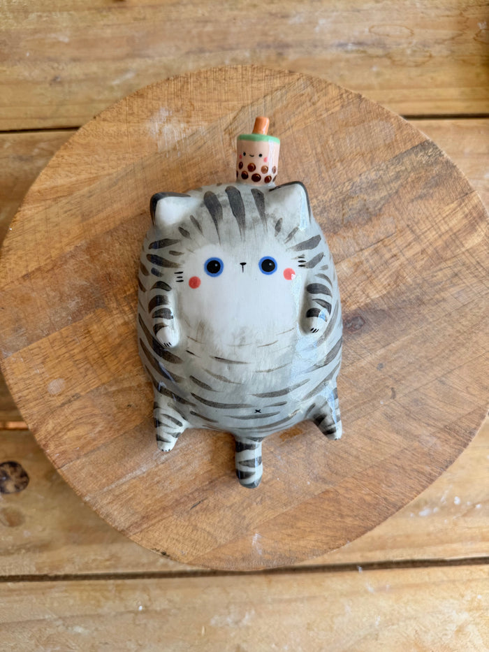 Chubby Cat Wall Sculpture 7 — image 1