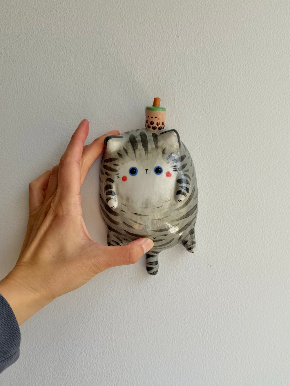 Chubby Cat Wall Sculpture 7 — image 4, photo 4 of 4