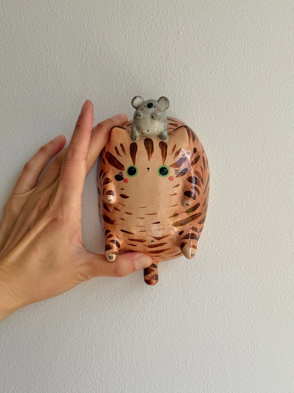 Chubby Cat Wall Sculpture 8 — image 1, photo 2 of 3