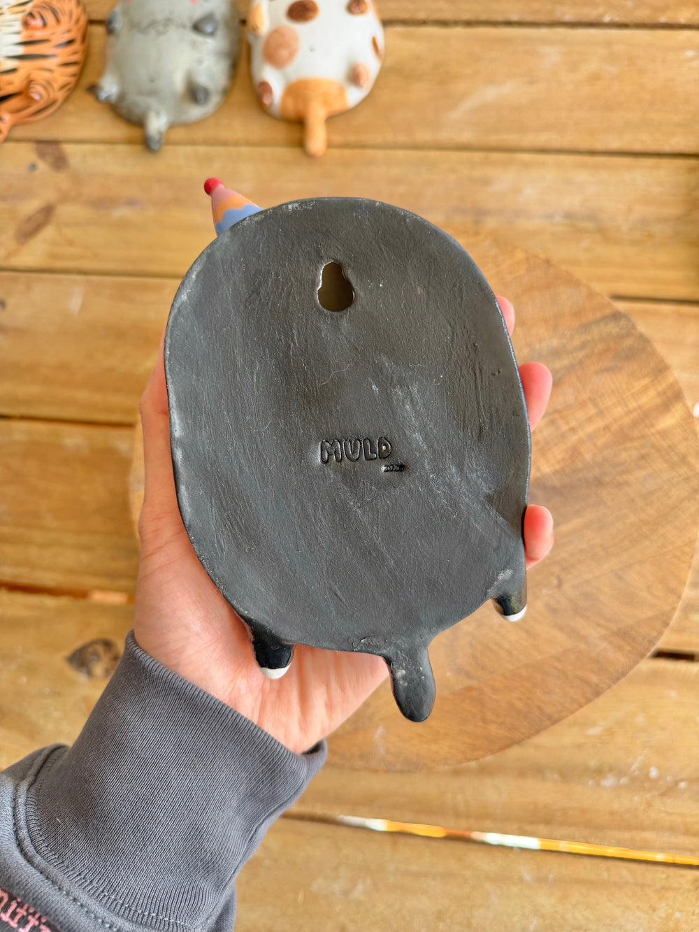 Chubby Cat Wall Sculpture 9 — image 2, photo 2 of 3
