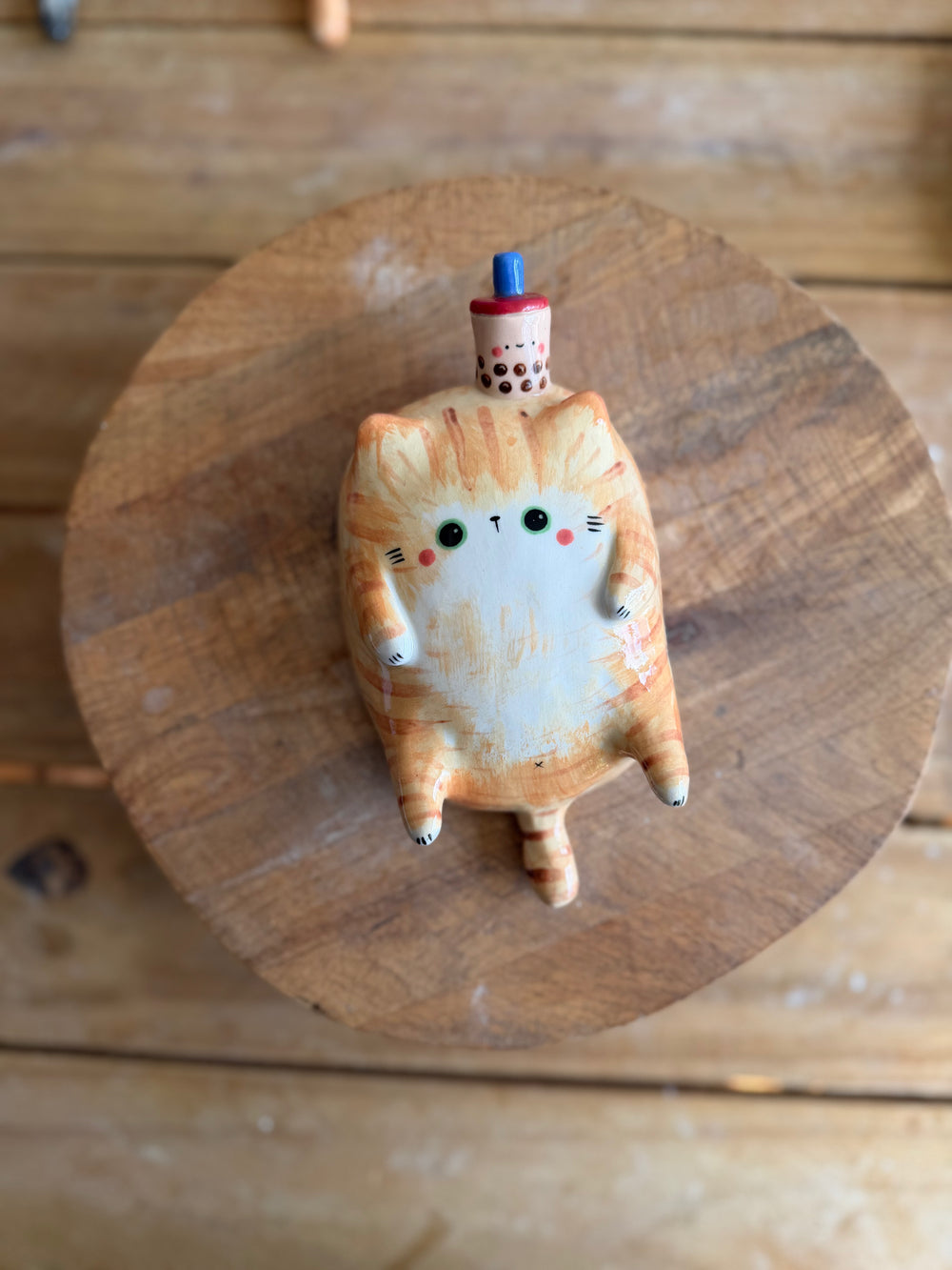 Chubby Cat Wall Sculpture 11 — image 1, photo 1 of 3