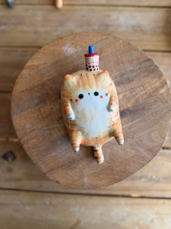Chubby Cat Wall Sculpture 11 — image 1