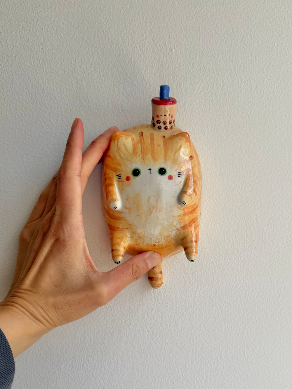 Chubby Cat Wall Sculpture 11 — image 3, photo 3 of 3