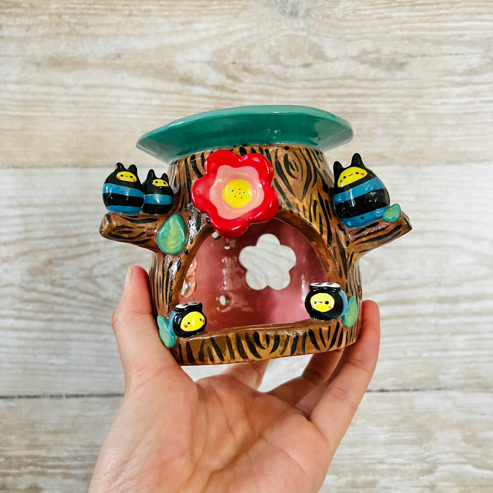 Blue Banded Bees Happy Tree Oil Burner, photo 5 of 6