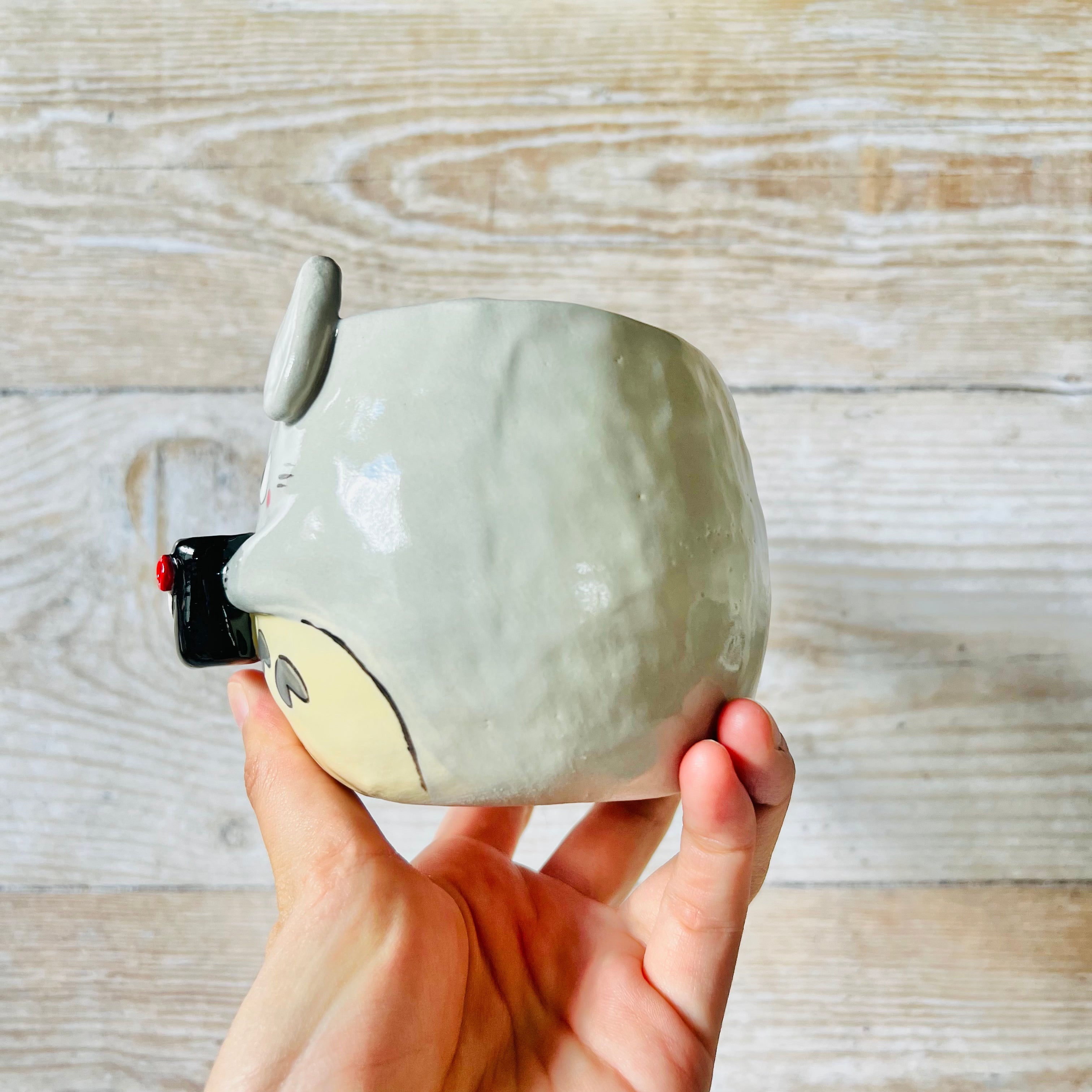 TOTORO MUG with No Face mug and Chibi Totoro friends