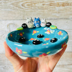 Flowery Totoro themed trinket dish