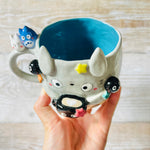 TOTORO MUG with Soot Sprite mug and friends