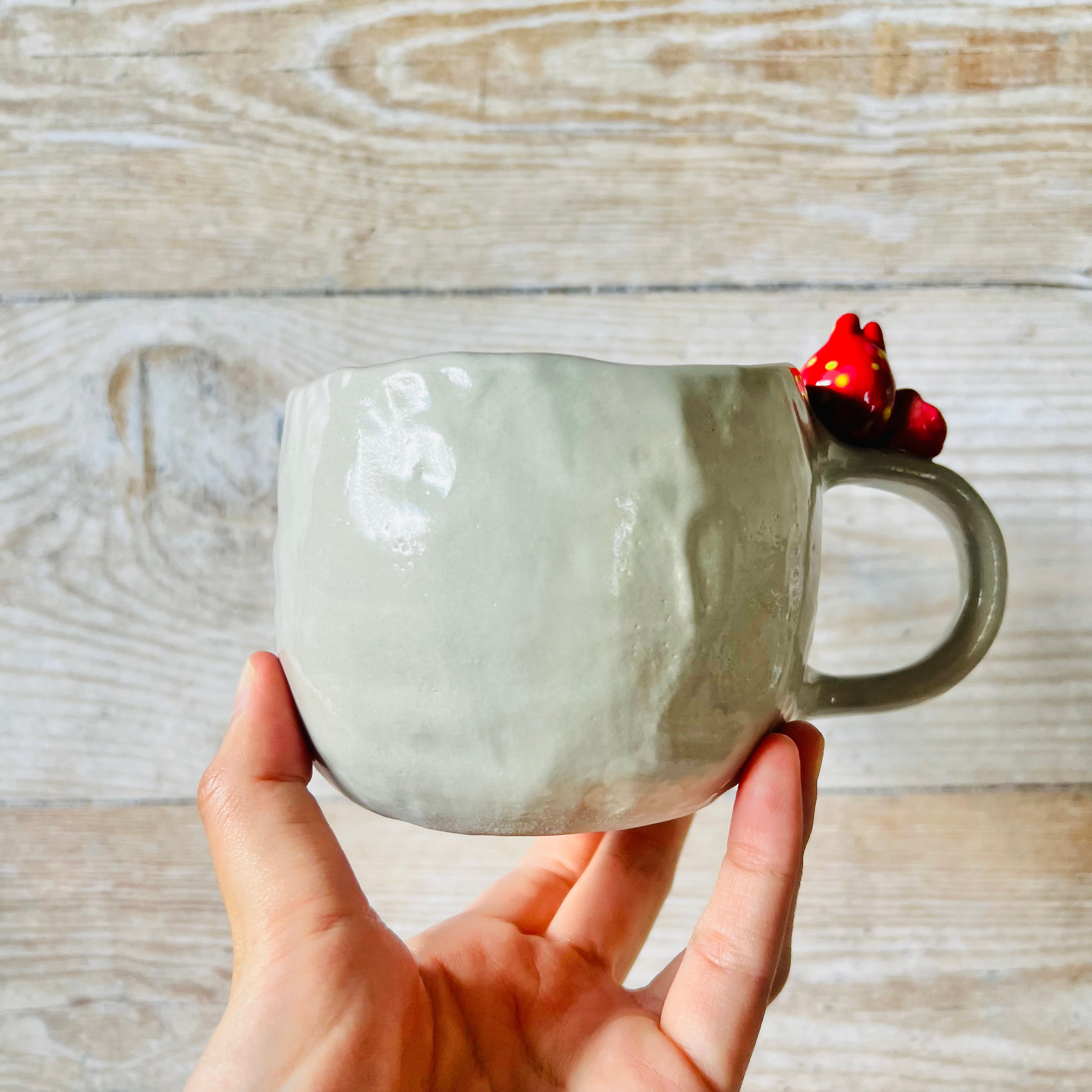 TOTORO MUG with bunny daruma mug friends