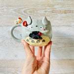 TOTORO MUG with CAT mug friends