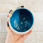 Totoro Pot with cat and soot sprite friends