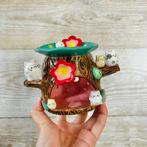 Cat friends Happy Tree Oil Burner