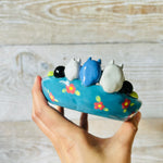 Flowery Totoro themed trinket dish