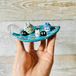 Flowery Leaf Totoro trinket dish