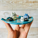 Flowery Leaf Totoro trinket dish