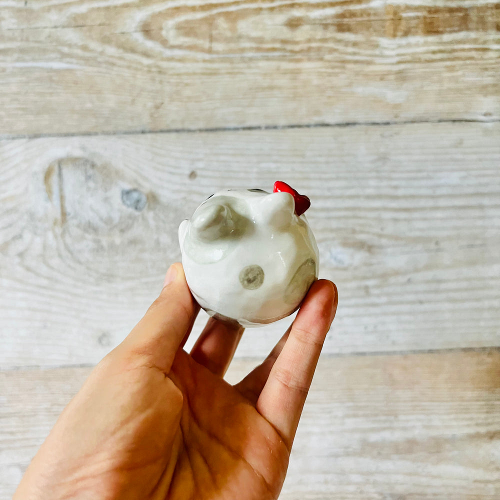 Grey Bunny Ornament/ring holder, photo 5 of 7
