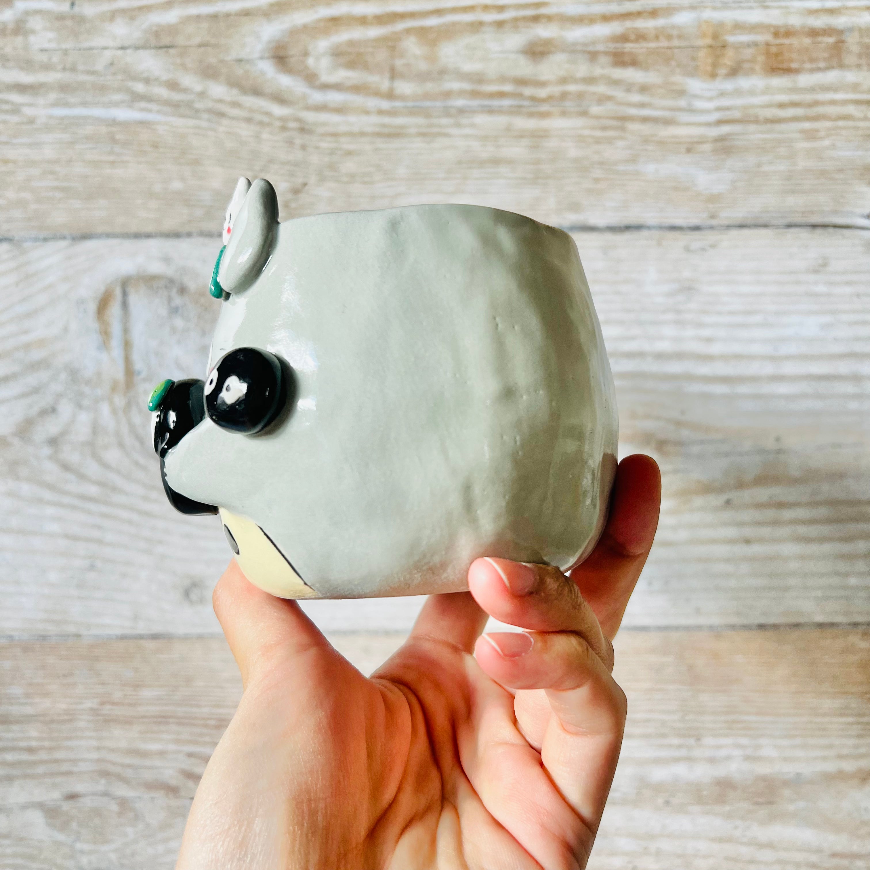 TOTORO MUG with No Face and Chibi Totoro friends