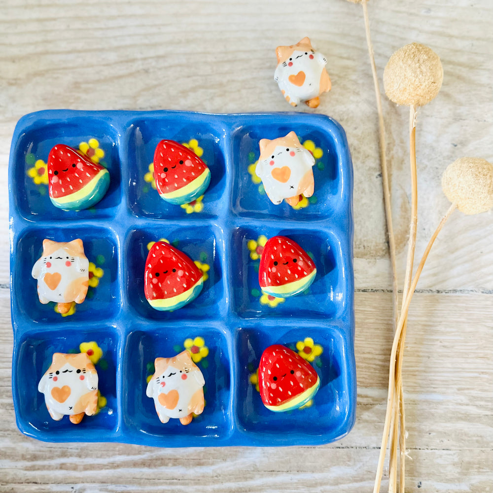 TIC TAC TOE - watermelons and cats, photo 2 of 2