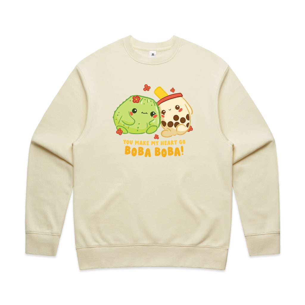 You Make my Heart go BOBA BOBA Oversized Sweatshirt