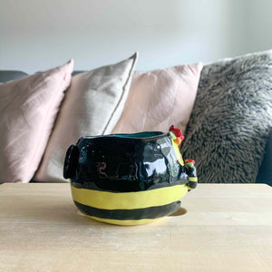 Flowery Honey Bee with Bee Babee Pot